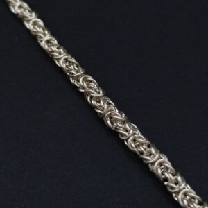 Handgefertigtes Byzantine Armband aus 935er Silber